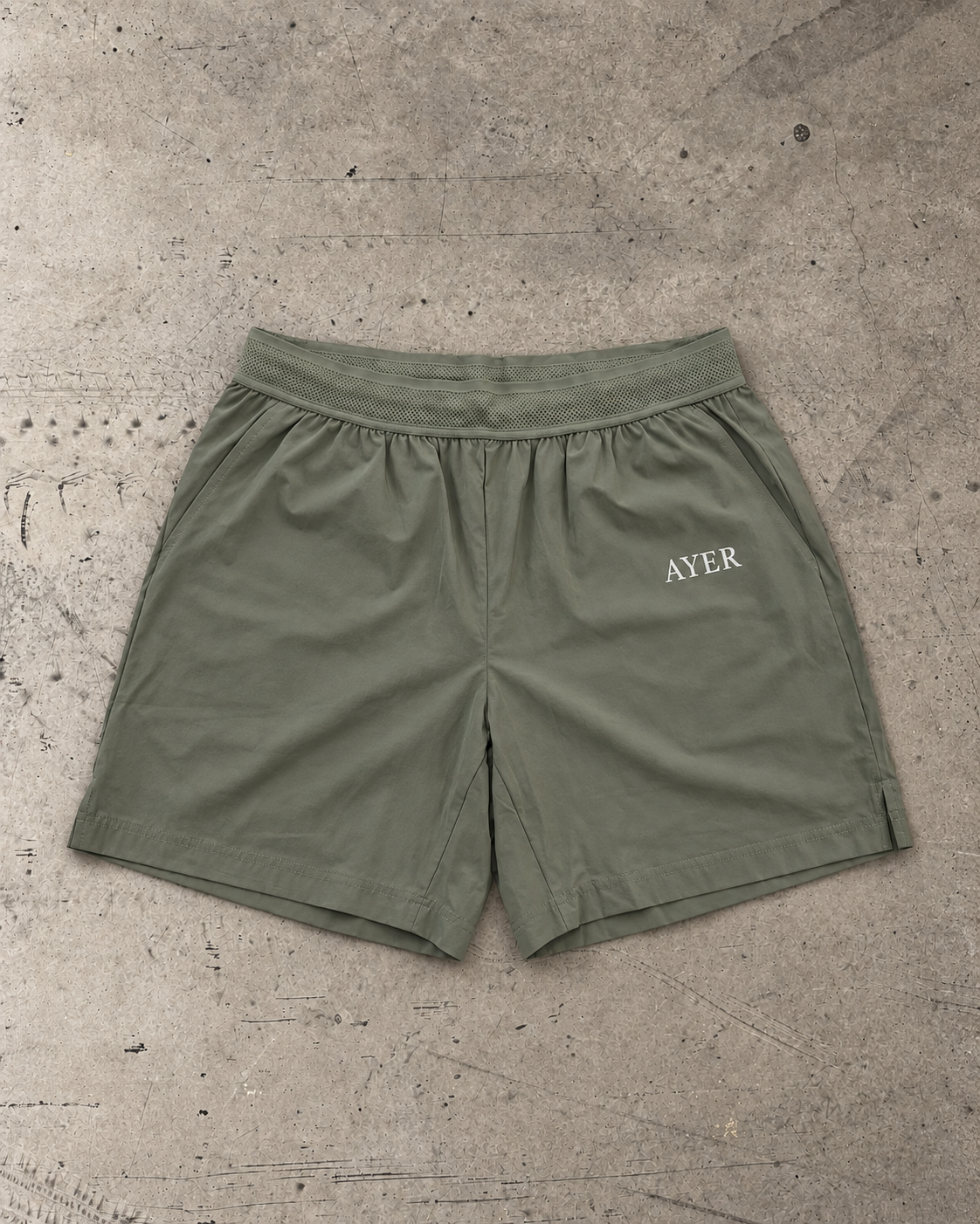 Olive Stride Shorts