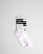 AYER White Crew Sock