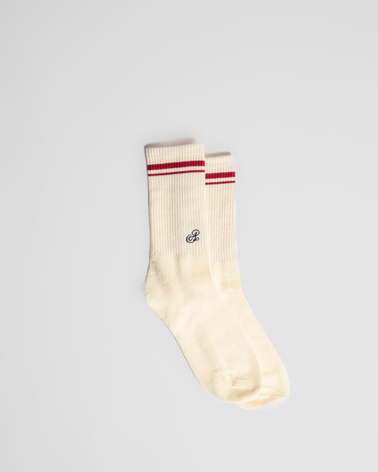 AYER Beige Crew Socks