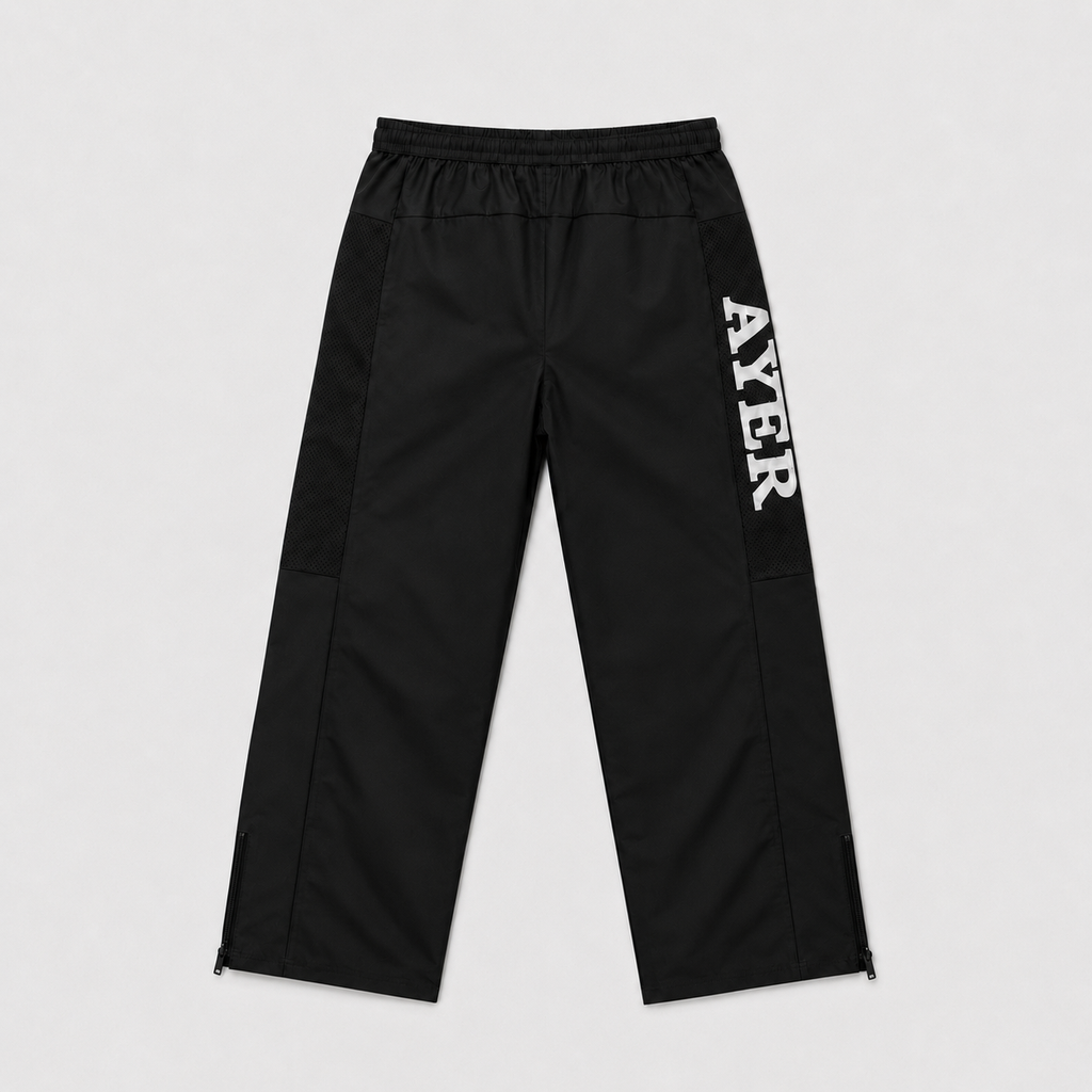 Black Silent Statement Pants