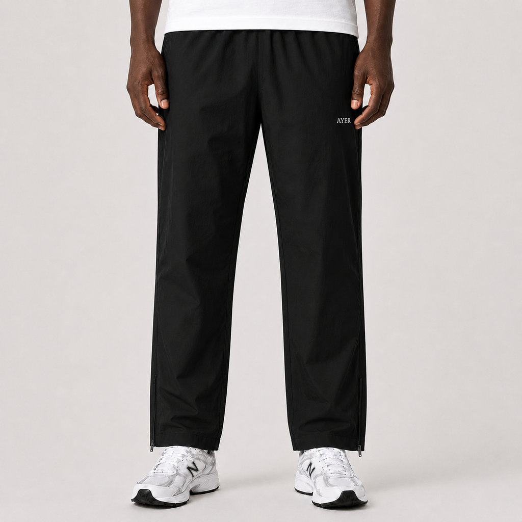 Black Silent Statement Pants