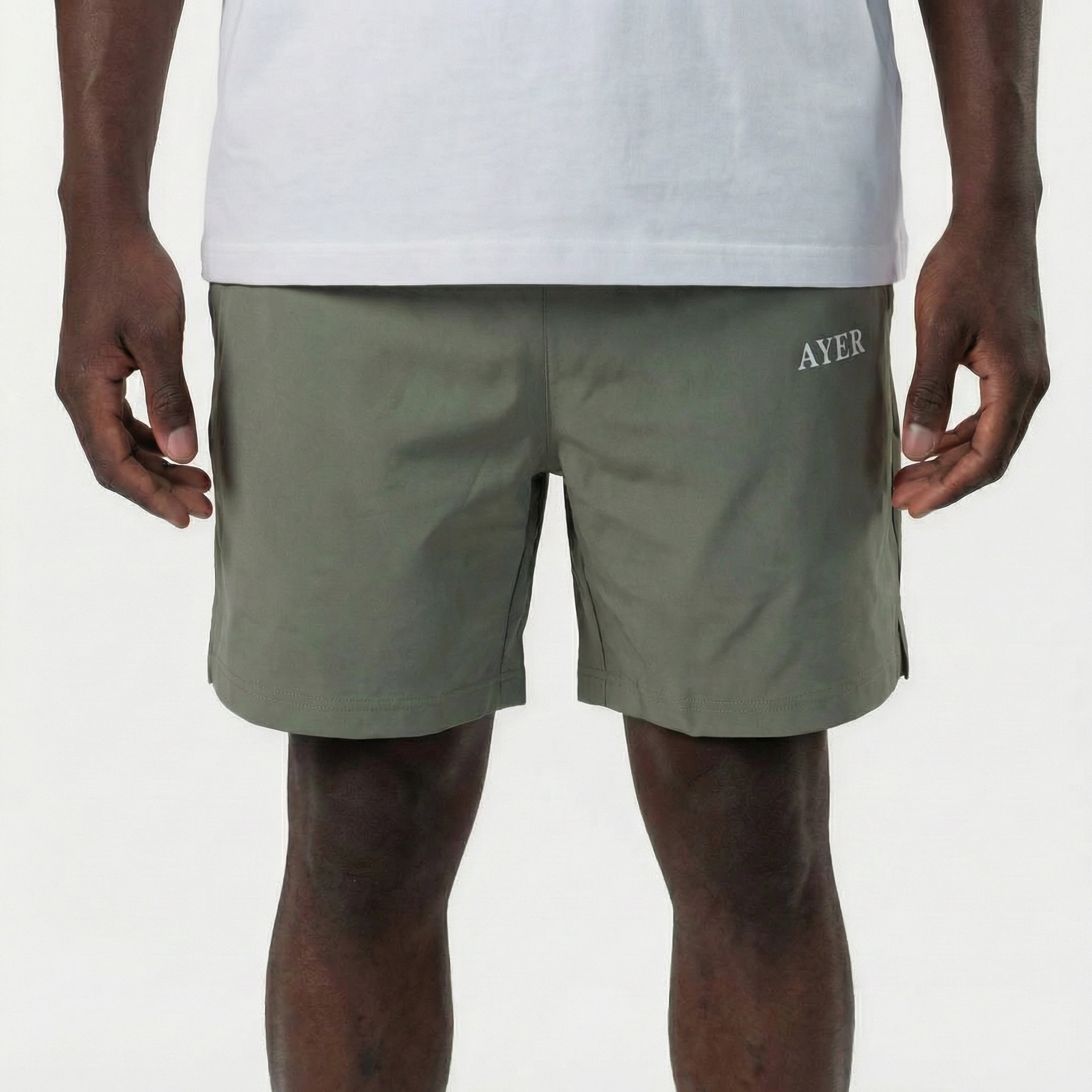 Olive Stride Shorts