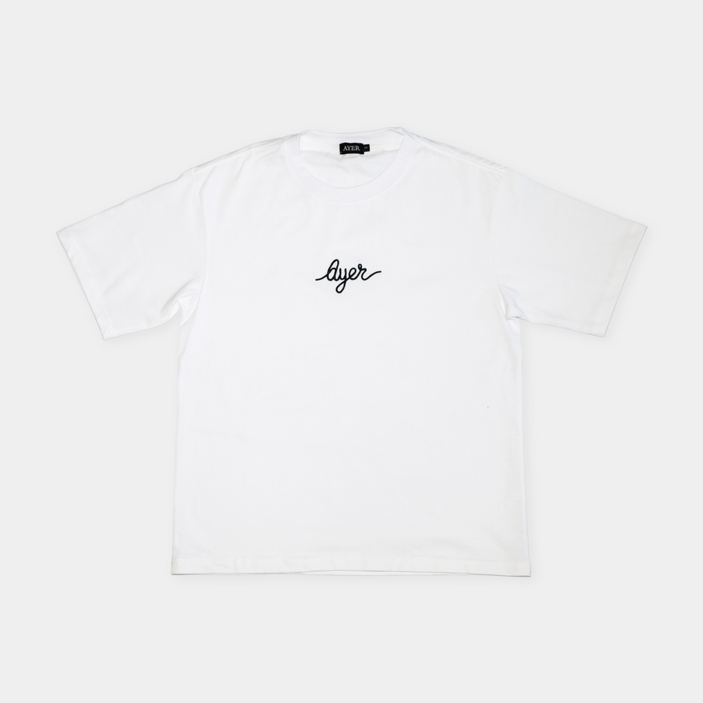 White AYER Classic T-Shirt