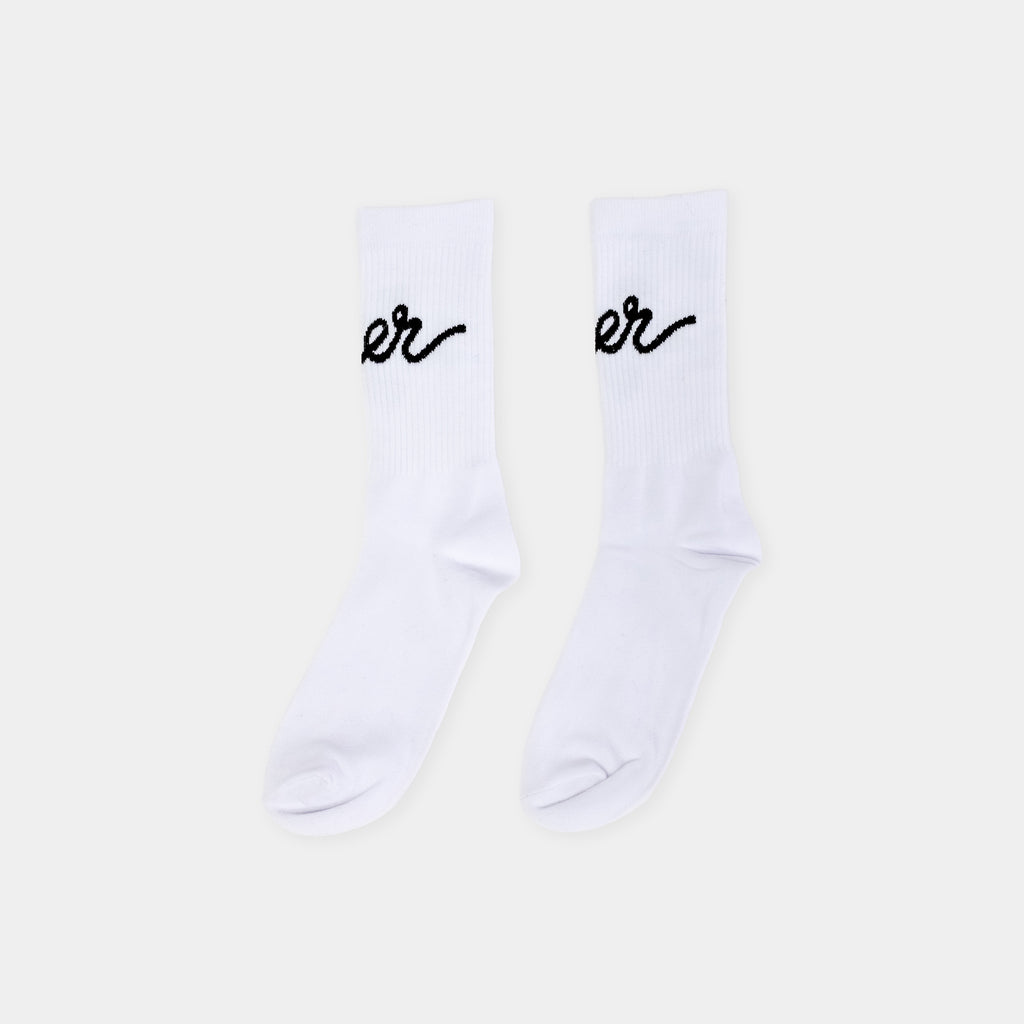 White/Black AYER sock