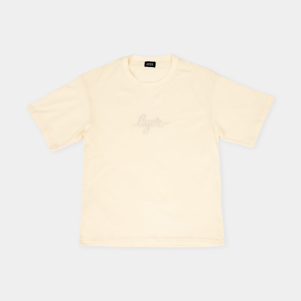 Cream AYER Classic T-Shirt