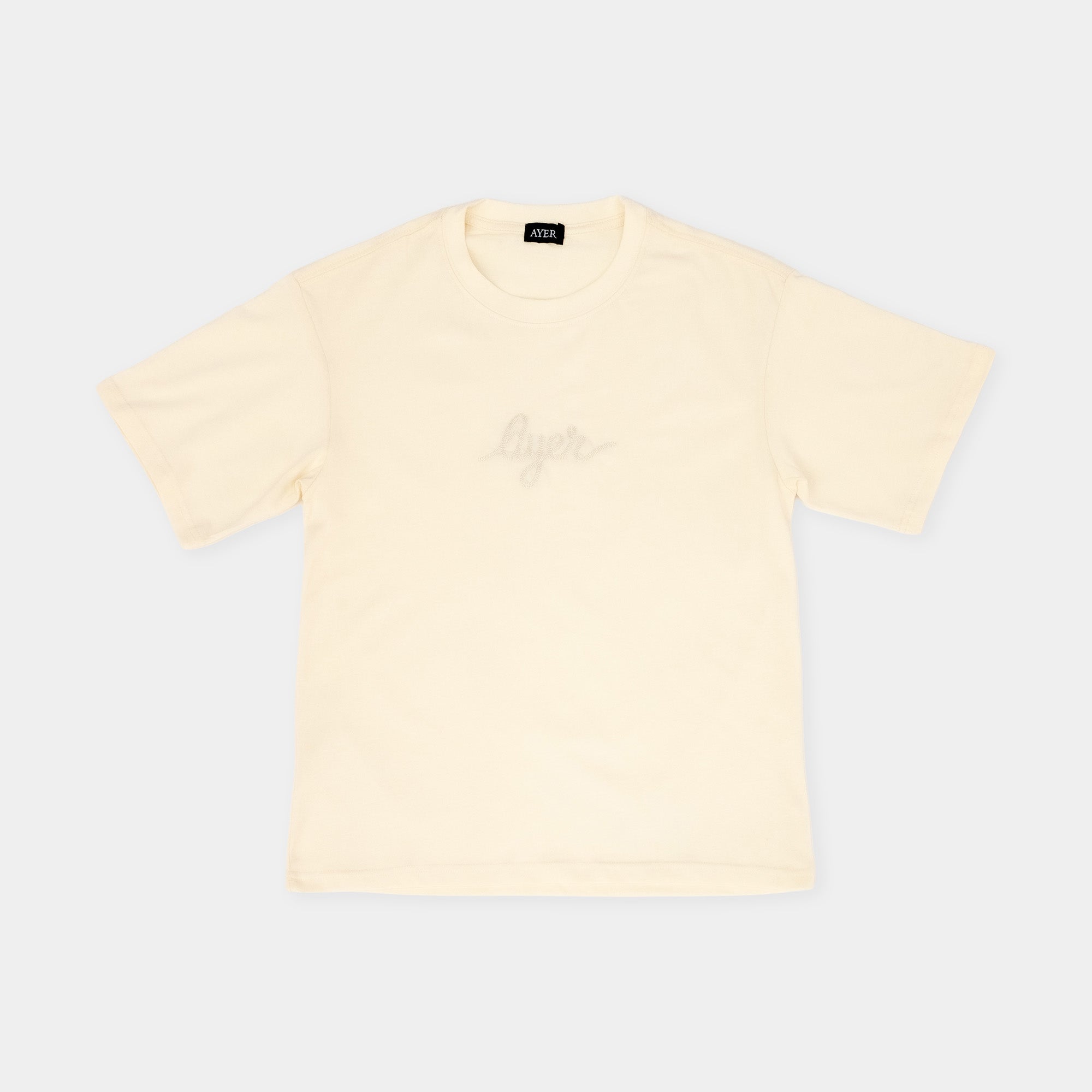 Cream AYER Classic T-Shirt