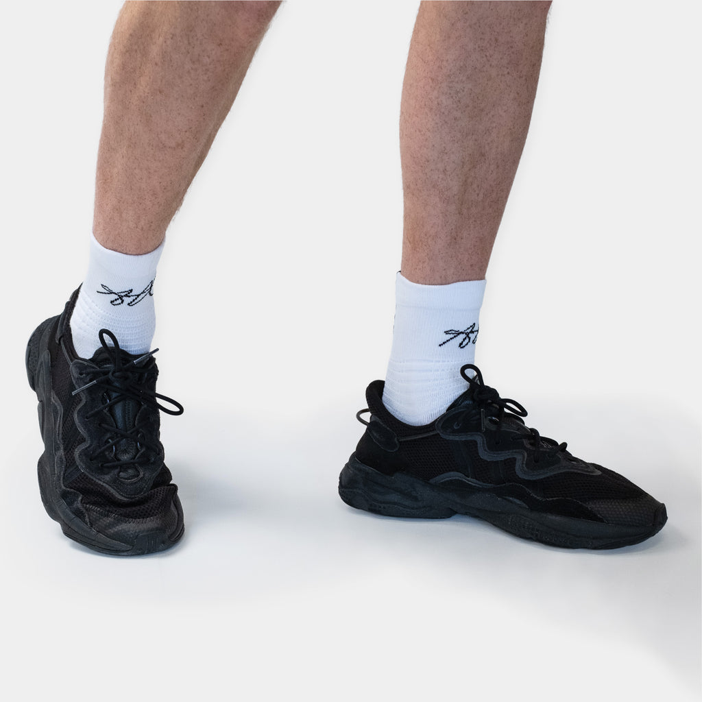 White Sports Sock