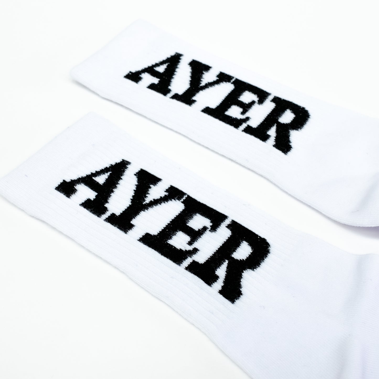 White AYER Sock