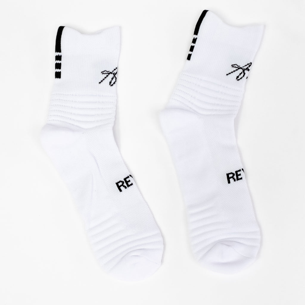 White Sports Sock