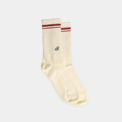 AYER Beige Crew Socks